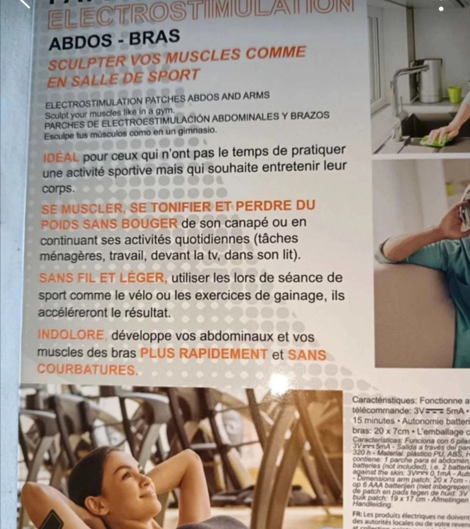 Aparelho de eletroestimulação novo para braços e abdominais – photo 6